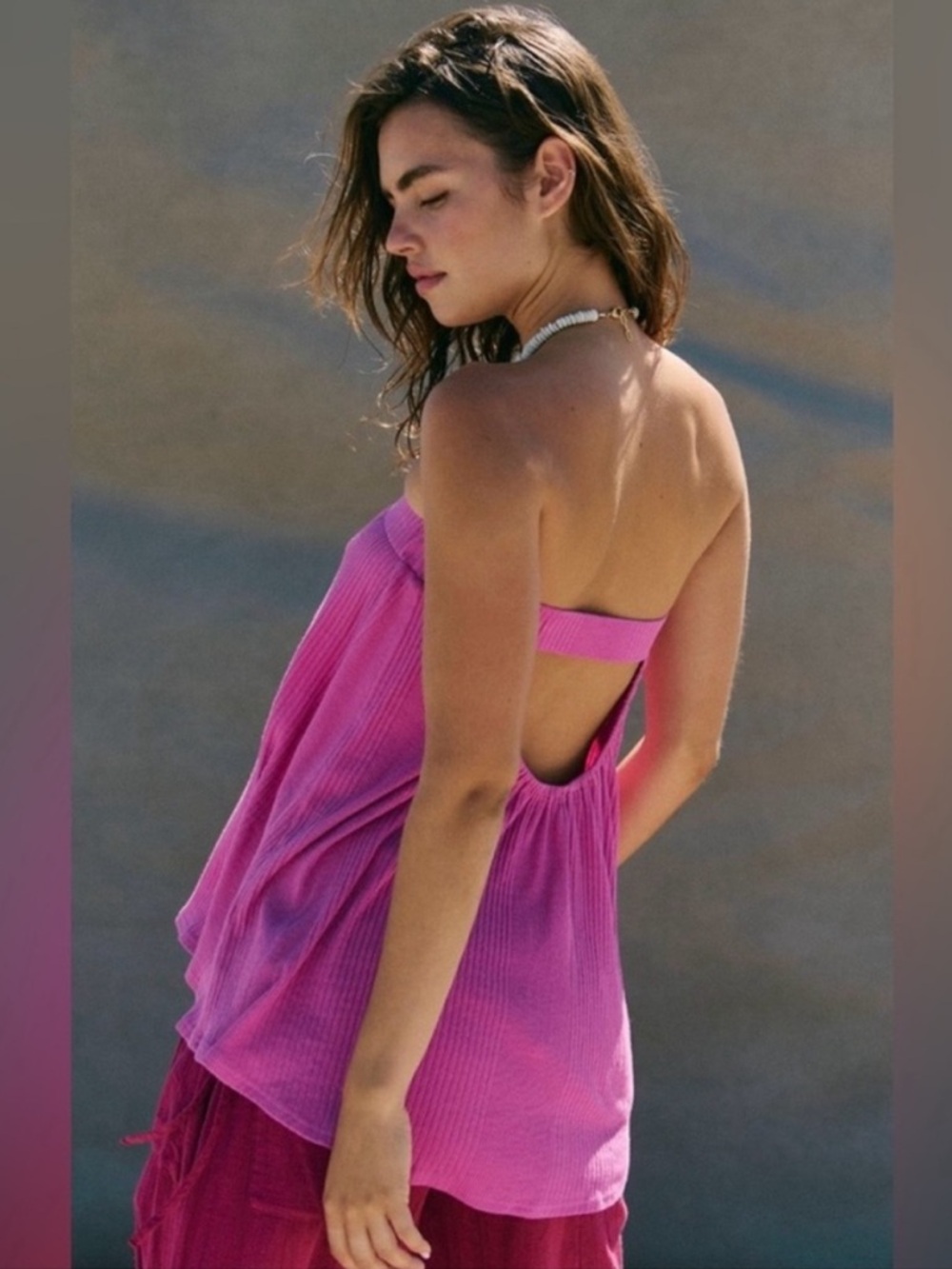 Free People Party in the Back  Strapless Tank NWT